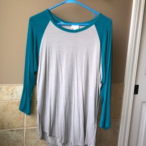 LulaRoe Randy - Baseball Style Top